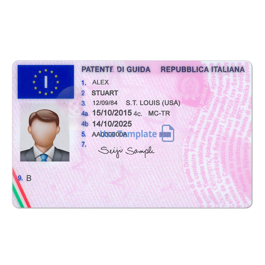 fake drivers license italy